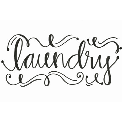Laundry Scroll - Wrapped Canvas Art Prints