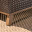 Chaise de patio avec coussins Raafi