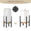 Adjustable Stand for Towel Warmers, Solid Wood Stand to Fit Different Sized Towel Warmers, (Black)