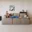 Canapé modulaire 95 "avec 2 repose-pieds Cloud-129116928