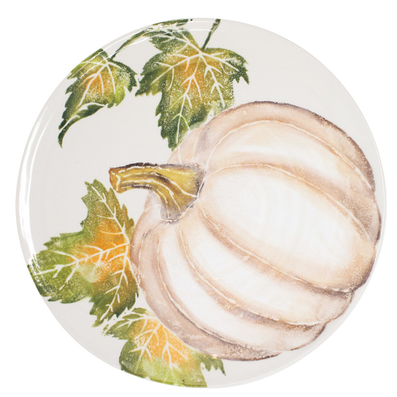Plateau de citrouilles rondes avec citrouille