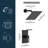 -inch Rain Shower Head Matte Black Single Spray Stylish Metal Shower Faucet For Modern Homes And Gyms
