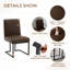 45cm H Upholstered Metal Side Chair-121976090