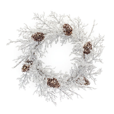 Faux Polyester 24'' Wreath