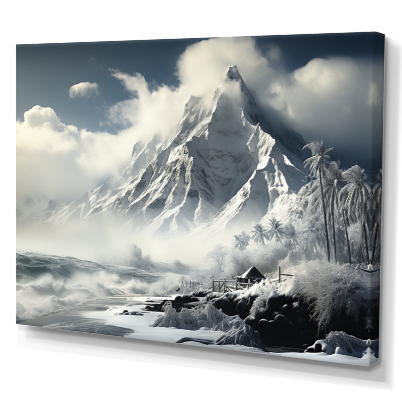 Bernarr Glacier Majestic Clarity II sur toile, H 12 po x l 20 po, Toile tendue