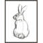 Charcoal Rabbit Painting by Richard Ryder-73001838-73001837