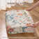 Soft Floral Beige/Pink Non-Slip Washable Area Rug
