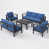 Grayish-Black Frame / Blue Cushion selected