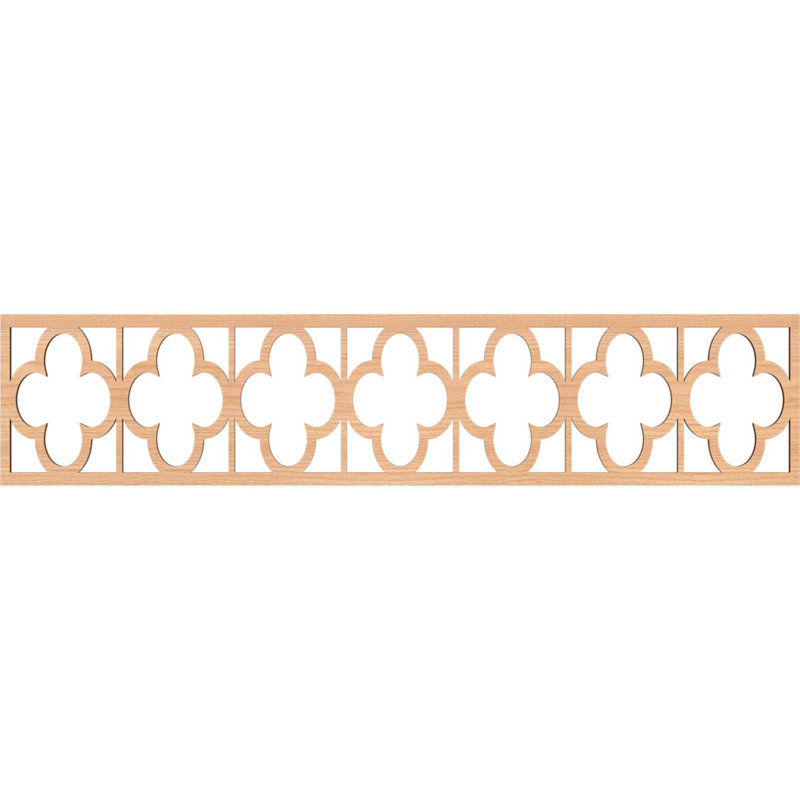 Moulure à panneau Woodall, H 10 po x l 46,75 po x P 0,25 po, Noyer blanc