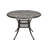 Nadal Round Metal Outdoor Bistro Table With Umbrella Hole , 41.3'' in. W 41.3'' in. D