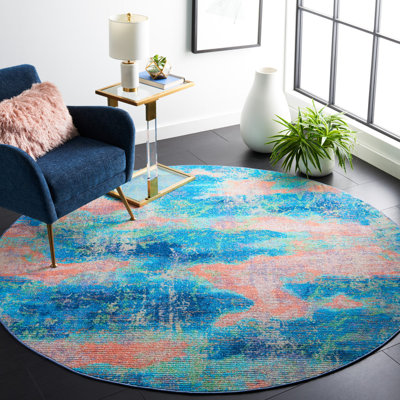 Sequoia Performance Machine Washable Abstract Rug