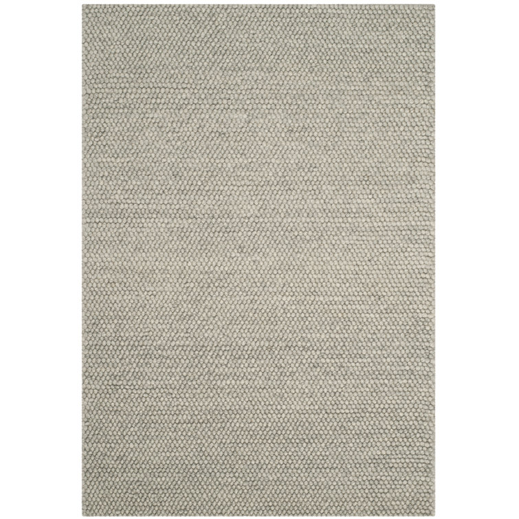 Tapis argenté fait à la main Elle
