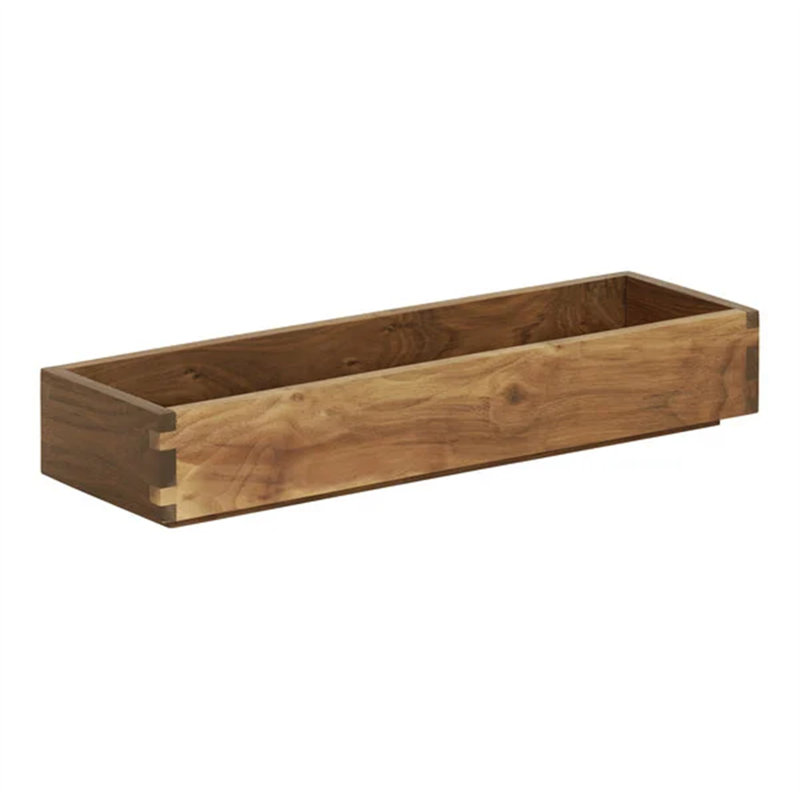 Cal-Mil Sydney Oak Display Box 23106-12201-21 WS-211CC1231061220120, Brown, 2.85" H x 5.7" W x 19" D