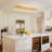 Casey-Rae 6/8/10 - Light Flush Mount Dimmable Kitchen Island Square / Rectangle Chandelier-2114930657-2128101344