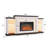 80" Fireplace Tv Stand With Electric Insert – Freestanding Media Console For Tvs Up To 90 Inches-1721688608