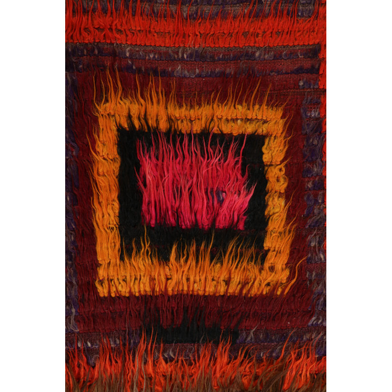One-of-a-Kind 3’2”x9’3” Hand Knotted Area Rug