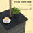 Square Outdoor End Table With Umbrella Hole, Durable Wicker Side Table For Patio And Garden Use-1727648558