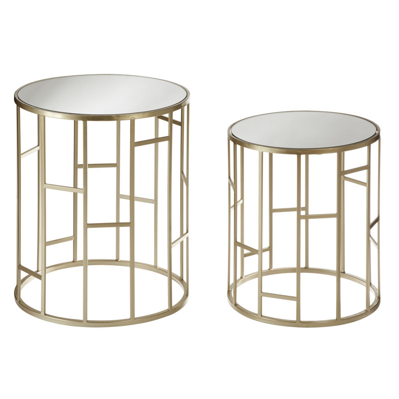 Lizeth Frame Side Table Set