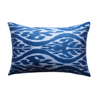 Egil Ikat Feather Reversible Throw Pillow