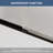56"- 60" W X 58" H Double Sliding Aluminum Framed Shower Door With 1/4" SGCC Certified Tempered Glass