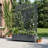 Metal Planter Box with Trellis with Wheels-689363933-671424258