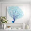 Blue Seafan Coral III Print by Sofia Fox-26931113-26931115