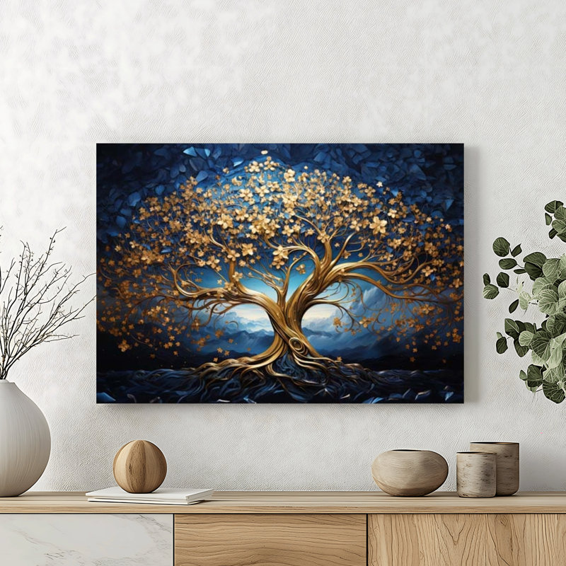 Art mural arbre en métal