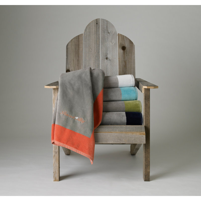 Soleil 100% Cotton Beach Towel, Aqua