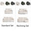 Fauteuil surdimensionné rembourré avec revêtement Itohan-131366859