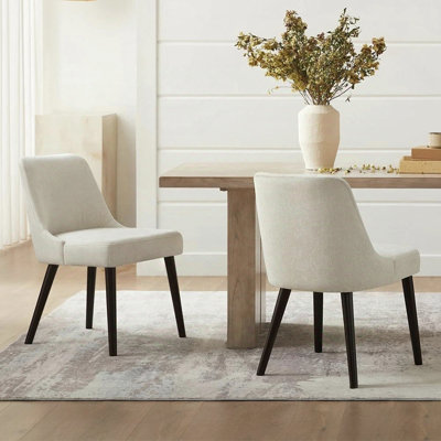 Chaise d'appoint rembourrée en bois massif Bremment