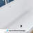 66.9" X 31.5" Freestanding Soaking Acrylic Bathtub
