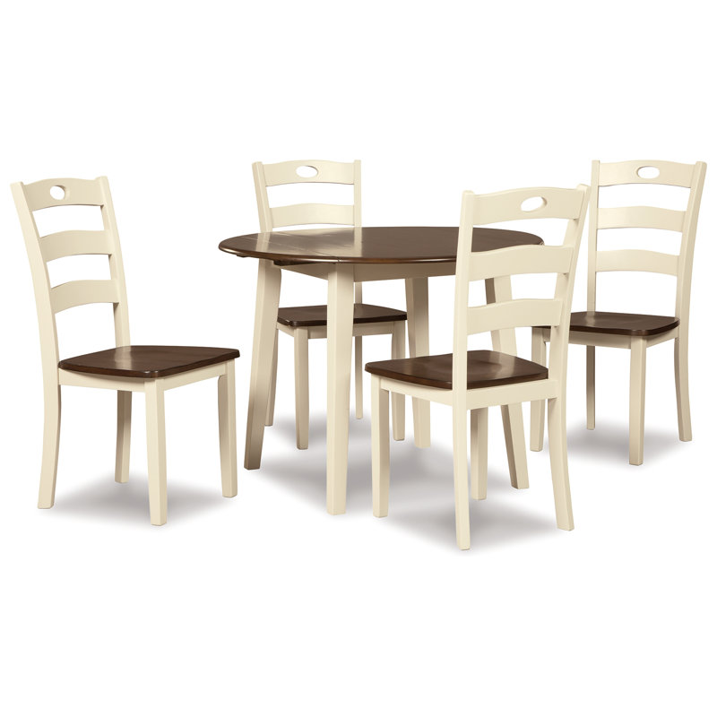 Woodanville Dining Table with 4 Chairs, 5