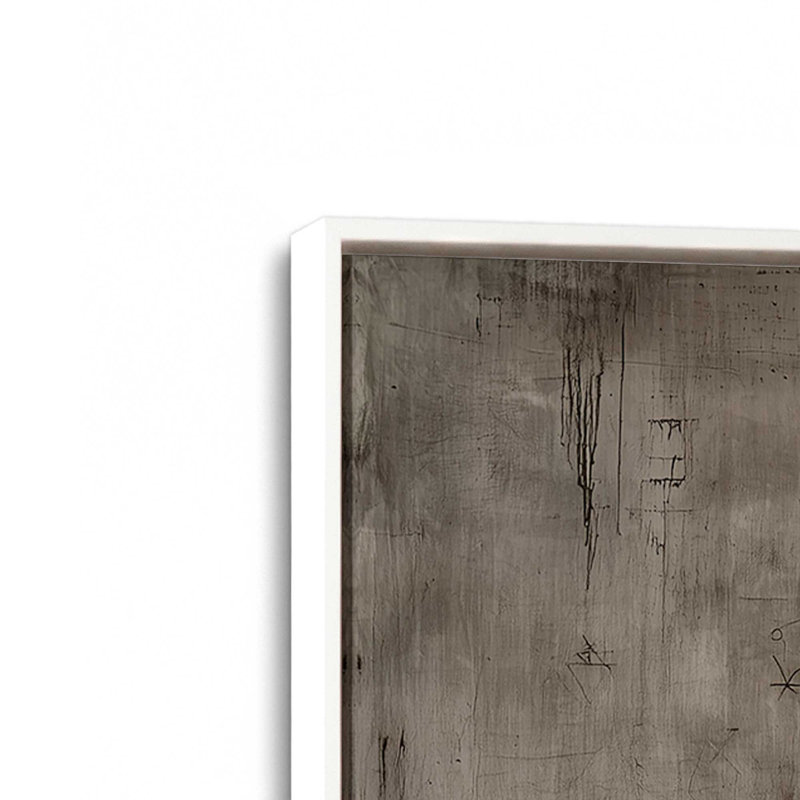 Echoes of Shadow v2, ensemble de 2 impressions, 16" x 16", Opaque White Floater Frame