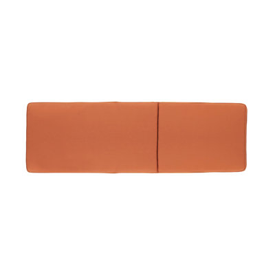 Coussin de chaise d'extérieur - orange, tissu résistant aux intempéries, 79,71 po x 23,7 po x 1,49 po, 4,41 lb, avec fermeture à glissière pour entretien facile