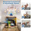 Ventilateurs de plafond avec lumières et télécommande, ventilateur encastré à profil bas de 20 pouces avec éclairage, ventilateur industriel rustique de ferme pour plafonniers pour chambre à coucher, cuisine (6 vitesses, minuterie)-699638207