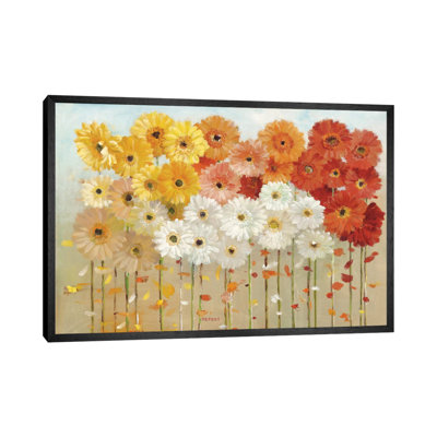 Daisies Spring by Danhui Nai - Painting on Canvas