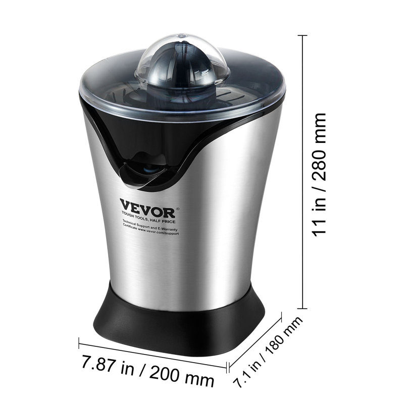 Presse-agrumes électrique en acier inoxydable VEVOR