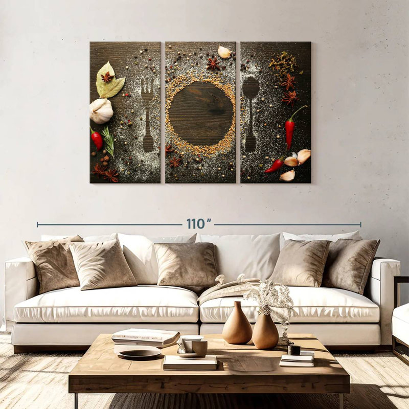 Yarlin Dinnerware Outlines, 48" H x 74" W