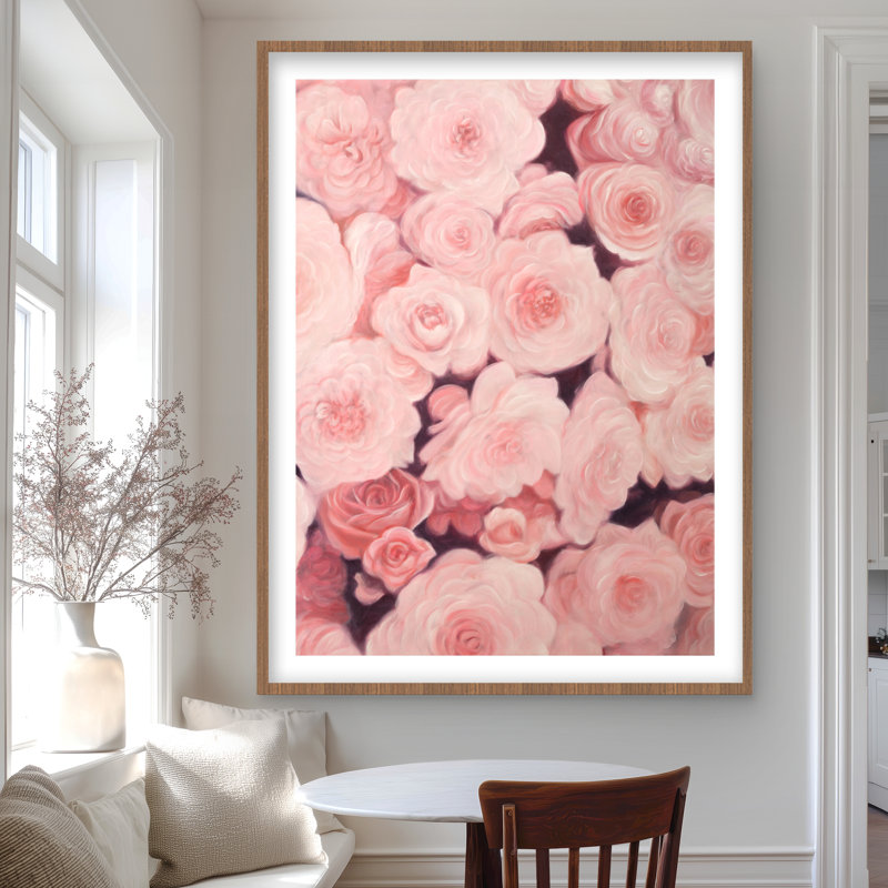 «Pink Flower Field - Office Pink»