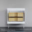 Meuble-lavabo mural double 49 po avec surface solide 49 po-93549443-93549442