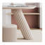 Bureau clair en pierre de luxe minimaliste avec tiroirs-26963499