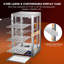 Vitrine chauffante pour comptoir à 5 niveaux Yescom 15X15x28