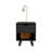 Nightstand Carleen, Bedroom, Black-978441207