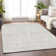 Premium Machine Washable Prisco Ivory Rug