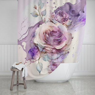 Borian Floral Shower Curtain