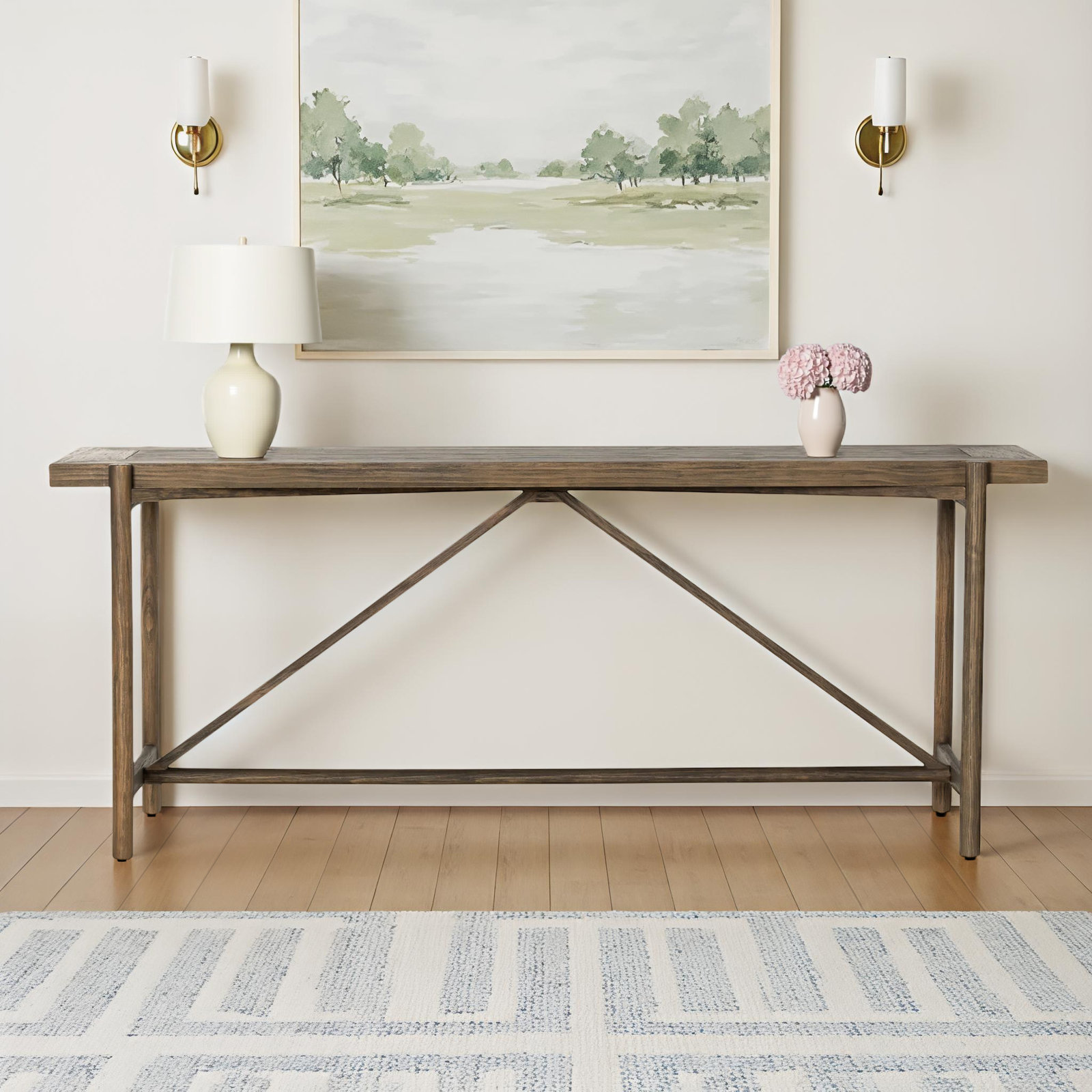 Ardan 78'' Solid Wood Console Table
