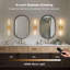 Ensemble de 2 appliques murales rechargeables à pile à intensité variable sans fil à télécommande dorée avec télécommande à intensité variable pour la chambre à coucher, le salon, la salle de bain, le couloir et l'escalier-591022047-599396023