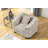 Modern Giant Velvet Living Room Accent Chair-1663681782