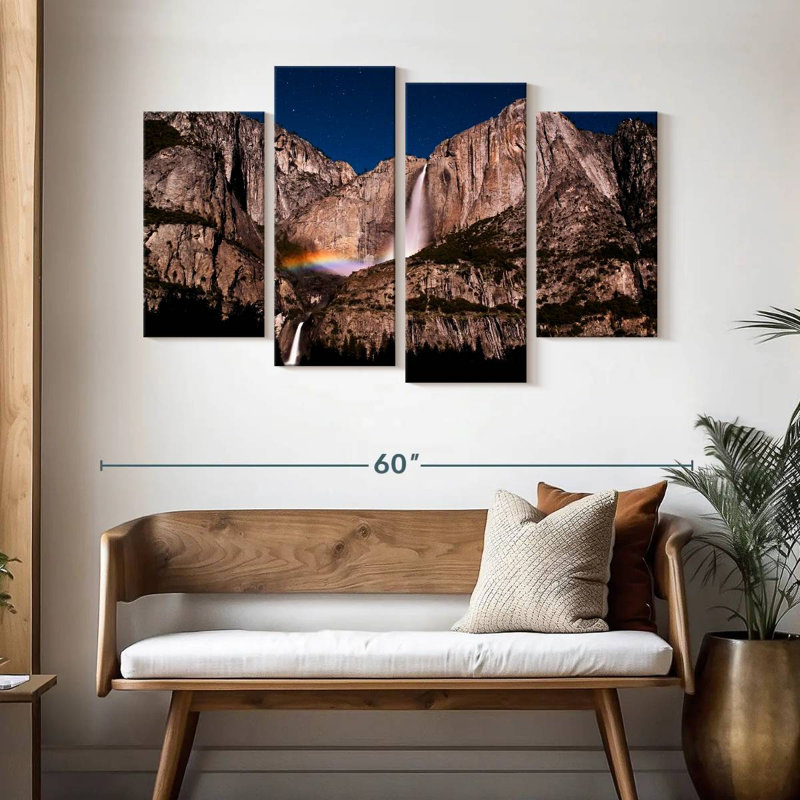 Alvord Waterfall Moonbow, 32" H x 52" W