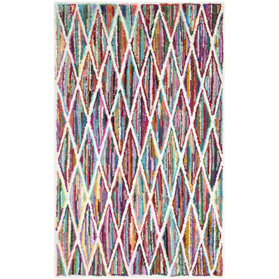 Anaheim Hand Tufted Performance Geometric Rug